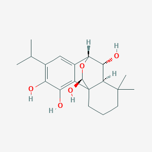 (8R,9R,10S,15R)-11,11-dimethyl-5-propan-2-yl-16-oxatetracyclo[6.6.2.01,10.02,7]hexadeca-2,4,6-triene-3,4,9,15-tetrol