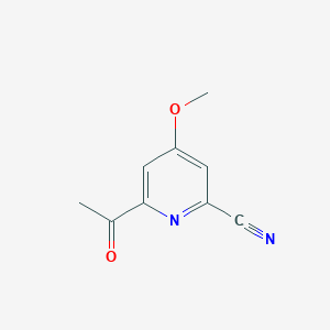 6-Acetyl-4-methoxypyridine-2-carbonitrile