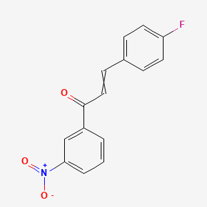 3-(4-Fluorophenyl)-1-(3-nitrophenyl)prop-2-en-1-one