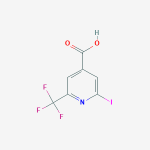 2-Iodo-6-(trifluoromethyl)isonicotinic acid