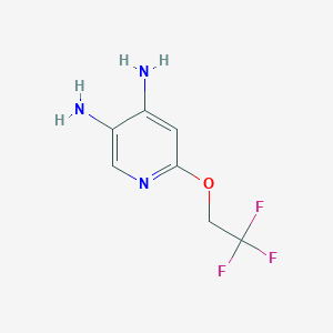 6-(2,2,2-Trifluoroethoxy)pyridine-3,4-diamine