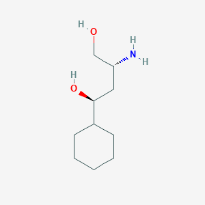 molecular formula C10H21NO2 B15525053 (1S,3R)-3-Amino-1-cyclohexyl-1,4-butanediol 