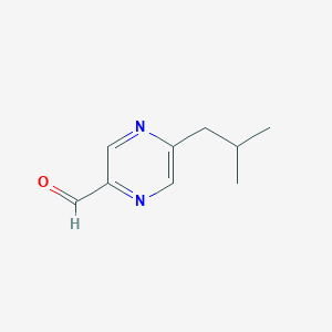 5-Isobutylpyrazine-2-carbaldehyde