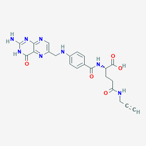 molecular formula C22H22N8O5 B15525159 Propargylfolamide 