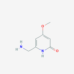 6-(Aminomethyl)-4-methoxypyridin-2-OL