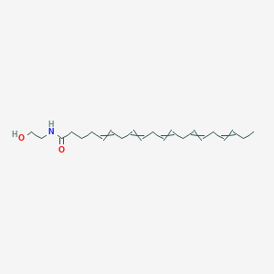 molecular formula C22H35NO2 B15525166 N-5,8,11,14,17-eicosapentaenoyl-2-aminoethanol 