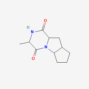 molecular formula C11H16N2O2 B15525185 11-Methyl-1,10-diazatricyclo[6.4.0.02,6]dodecane-9,12-dione 