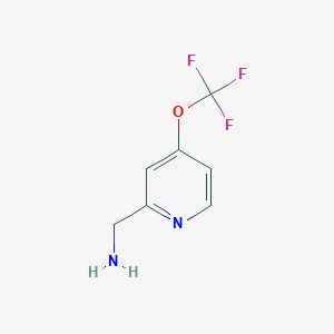 molecular formula C7H7F3N2O B15525187 2-(Aminomethyl)-4-(trifluoromethoxy)pyridine 