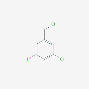 molecular formula C7H5Cl2I B15525195 1-Chloro-3-(chloromethyl)-5-iodobenzene 