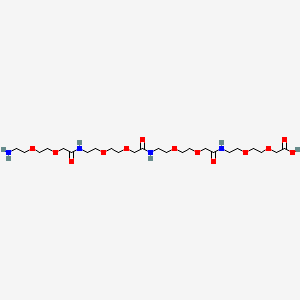 molecular formula C24H46N4O13 B15525255 H-Aeea-aeea-aeea-aeea 