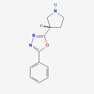 (S)-2-phenyl-5-(pyrrolidin-3-yl)-1,3,4-oxadiazole