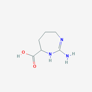 2-amino-4,5,6,7-tetrahydro-1H-1,3-diazepine-7-carboxylic acid