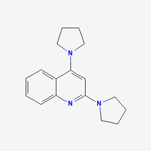 2,4-Di(pyrrolidin-1-yl)quinoline