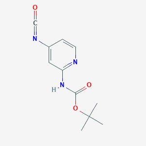 molecular formula C11H13N3O3 B15525390 Tert-butyl 4-isocyanatopyridin-2-ylcarbamate 