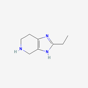 molecular formula C8H13N3 B15525415 2-Ethyl-4,5,6,7-tetrahydro-1H-imidazo[4,5-C]pyridine 