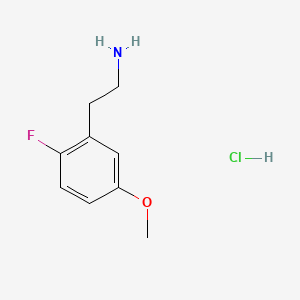 2-(2-Fluoro-5-methoxyphenyl)ethan-1-amine hydrochloride