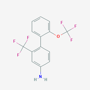 4-Amino-2'-(trifluoromethoxy)-2-(trifluoromethyl)biphenyl