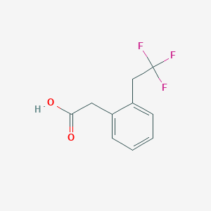 molecular formula C10H9F3O2 B15525515 [2-(2,2,2-Trifluoroethyl)phenyl]acetic acid 