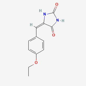 molecular formula C12H12N2O3 B15525528 (5E)-5-[(4-ethoxyphenyl)methylidene]imidazolidine-2,4-dione 