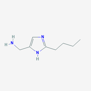 molecular formula C8H15N3 B15525549 (2-Butyl-1H-imidazol-5-YL)methanamine 