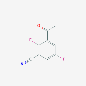 molecular formula C9H5F2NO B15525626 3-Acetyl-2,5-difluorobenzonitrile 