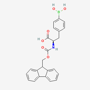 molecular formula C24H22BNO6 B15525639 Fmoc-4-Borono-D-Phenylalanine 