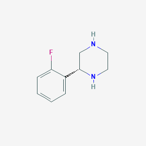 molecular formula C10H13FN2 B15525674 (2R)-2-(2-Fluorophenyl)piperazine 