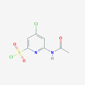 6-(Acetylamino)-4-chloropyridine-2-sulfonyl chloride