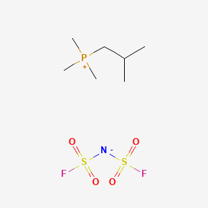 molecular formula C7H18F2NO4PS2 B15525691 Isobutyltrimethylphosphonium bis(fluorosulfonyl)amide 