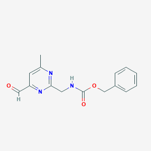 Benzyl ((4-formyl-6-methylpyrimidin-2-yl)methyl)carbamate