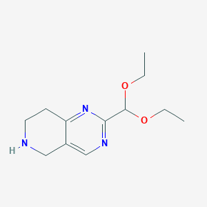 2-(Diethoxymethyl)-5,6,7,8-tetrahydropyrido[4,3-D]pyrimidine