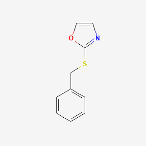 molecular formula C10H9NOS B15525776 2-(Benzylthio)oxazole 