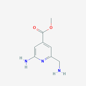 Methyl 2-amino-6-(aminomethyl)isonicotinate