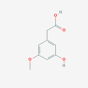 molecular formula C9H10O4 B15525809 (3-Hydroxy-5-methoxyphenyl)acetic acid 