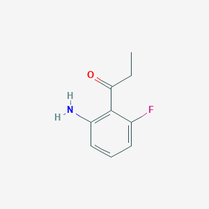 molecular formula C9H10FNO B15525813 1-(2-Amino-6-fluorophenyl)propan-1-one 