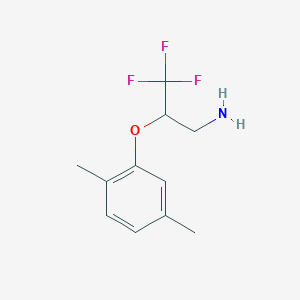 2-(2,5-Dimethyl-phenoxy)-3,3,3-trifluoro-propylamine