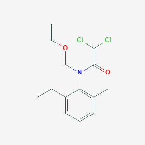 molecular formula C14H19Cl2NO2 B15525838 2,2-Dichloro-N-(ethoxymethyl)-N-(2-ethyl-6-methylphenyl)acetamide 