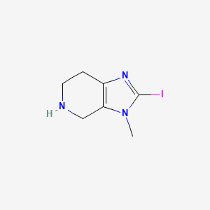 2-Iodo-3-methyl-4,5,6,7-tetrahydro-3H-imidazo[4,5-C]pyridine