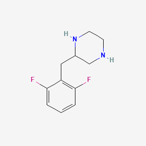 molecular formula C11H14F2N2 B15525956 2-(2,6-Difluoro-benzyl)-piperazine 