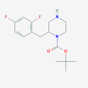 2-(2,4-Difluoro-benzyl)-piperazine-1-carboxylic acid tert-butyl ester