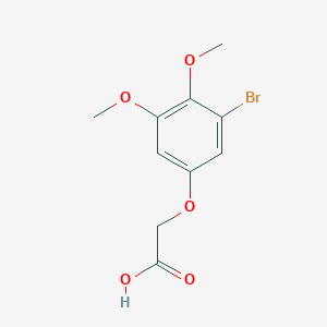 molecular formula C10H11BrO5 B15526074 2-(3-Bromo-4,5-dimethoxyphenoxy)acetic acid 