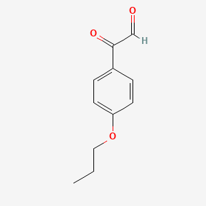 molecular formula C11H12O3 B15526114 (4-Propoxy-phenyl)-oxo-acetaldehyde 