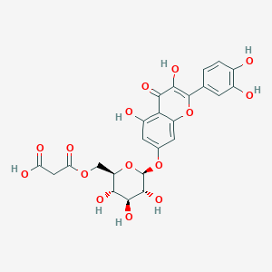 Quercetin 7-O-(6''-O-malonyl)-beta-D-glucoside