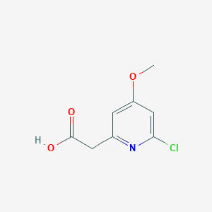 (6-Chloro-4-methoxypyridin-2-YL)acetic acid