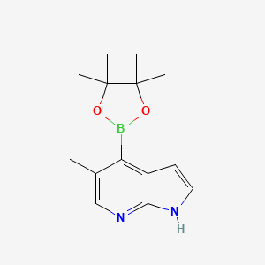 5-methyl-4-(tetramethyl-1,3,2-dioxaborolan-2-yl)-1H-pyrrolo[2,3-b]pyridine