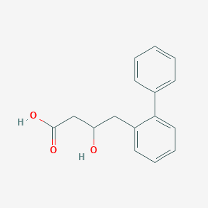 3-Hydroxy-4-(2-phenylphenyl)butanoic acid