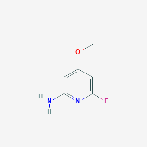 molecular formula C6H7FN2O B15526204 6-Fluoro-4-methoxypyridin-2-amine 