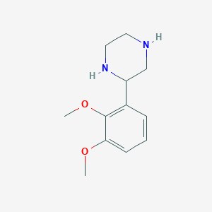 molecular formula C12H18N2O2 B15526227 2-(2,3-Dimethoxyphenyl)piperazine 