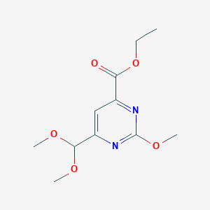 Ethyl 6-(dimethoxymethyl)-2-methoxypyrimidine-4-carboxylate