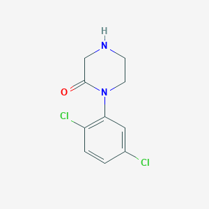 molecular formula C10H10Cl2N2O B15526275 1-(2,5-Dichloro-phenyl)-piperazin-2-one 